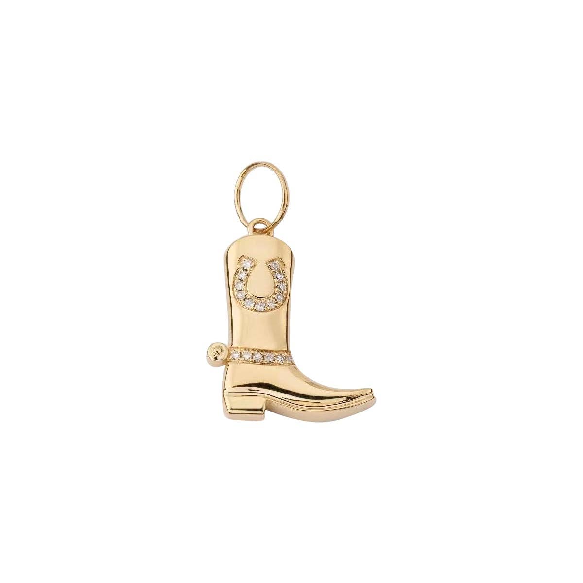 Cowboy Boot Scarf Charm - Cowboy Boot