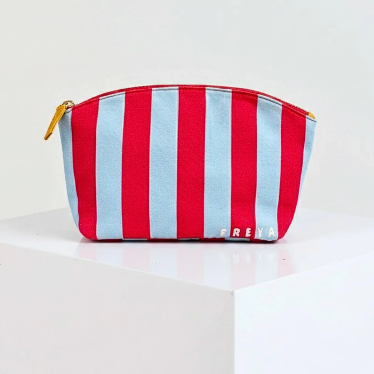 Happy Stripe Travel Pouch