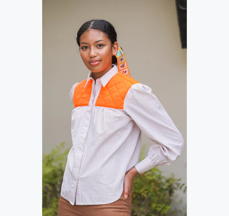 Gigi Blouse Tan