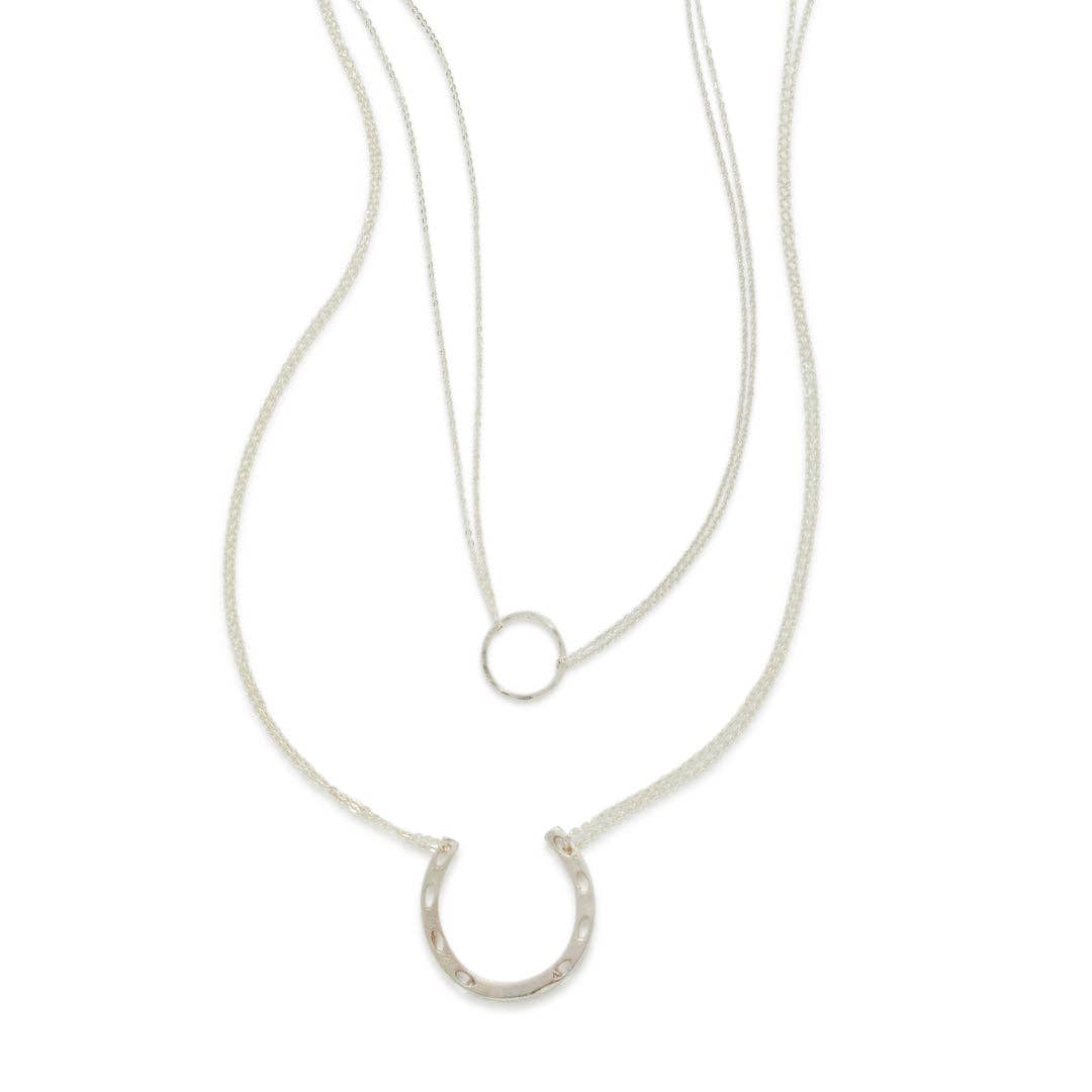 Lady Luck (horseshoe): Silver / 15