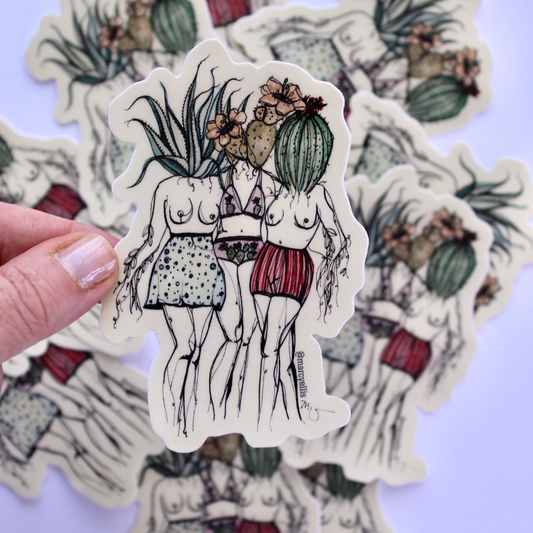 Sticker, Desert Sisters