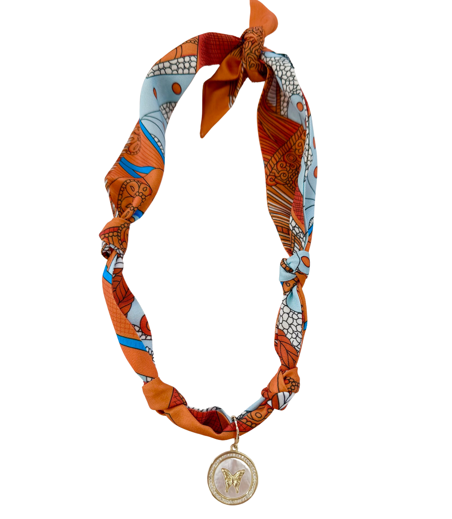 Scarf C Necklace - Create your own