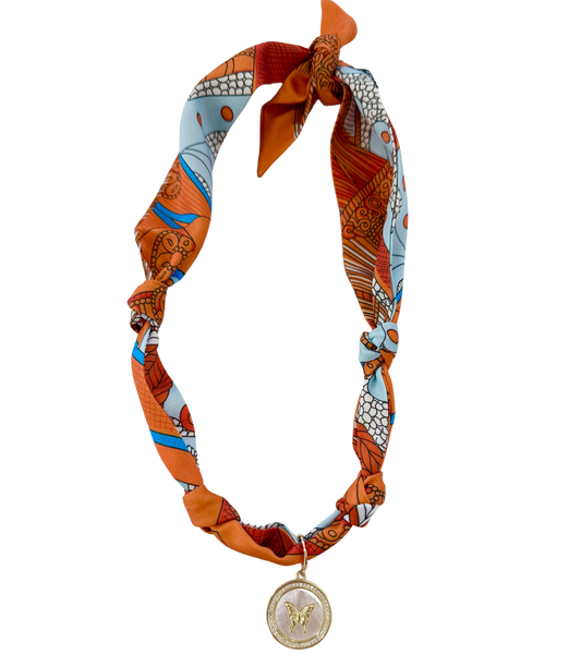 Scarf C Necklace - Create your own