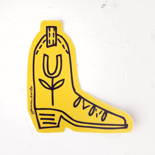 Lucky Boot Vinyl Waterproof Sticker