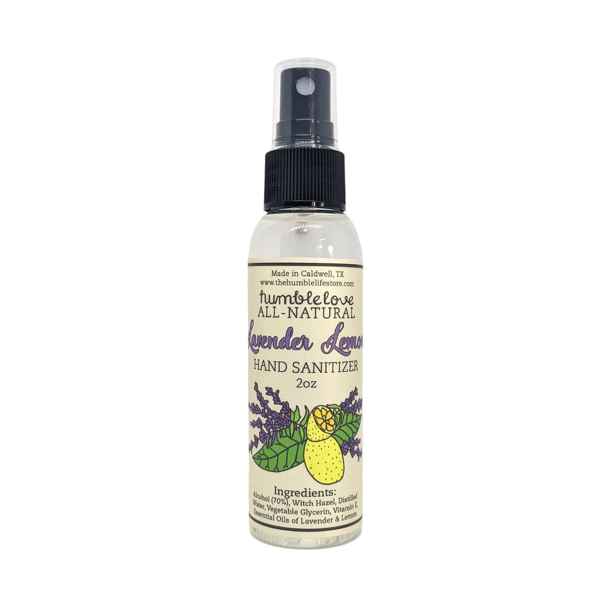 Hand Sanitizers - All Natural with Essential Oils