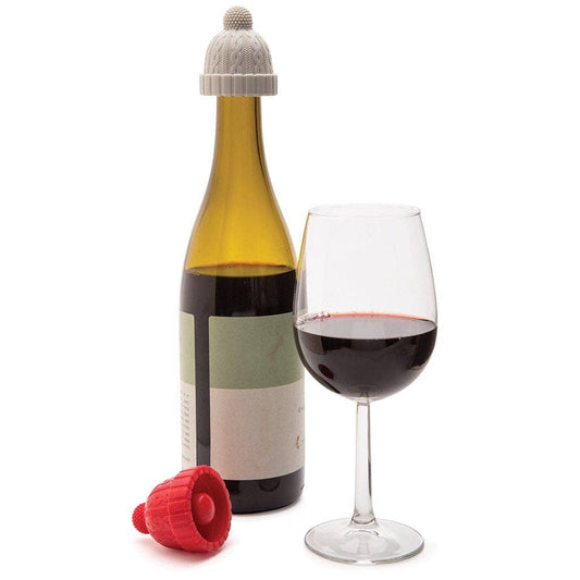 Beanie wine bottle stoppers Pack Of 2