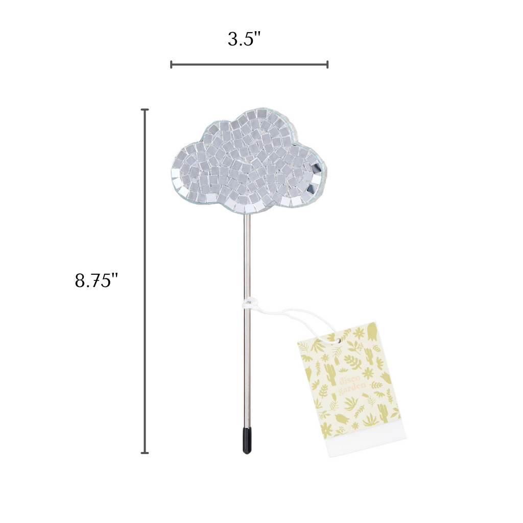 Disco Cloud - Disco Ball Decorative Plant Stakes