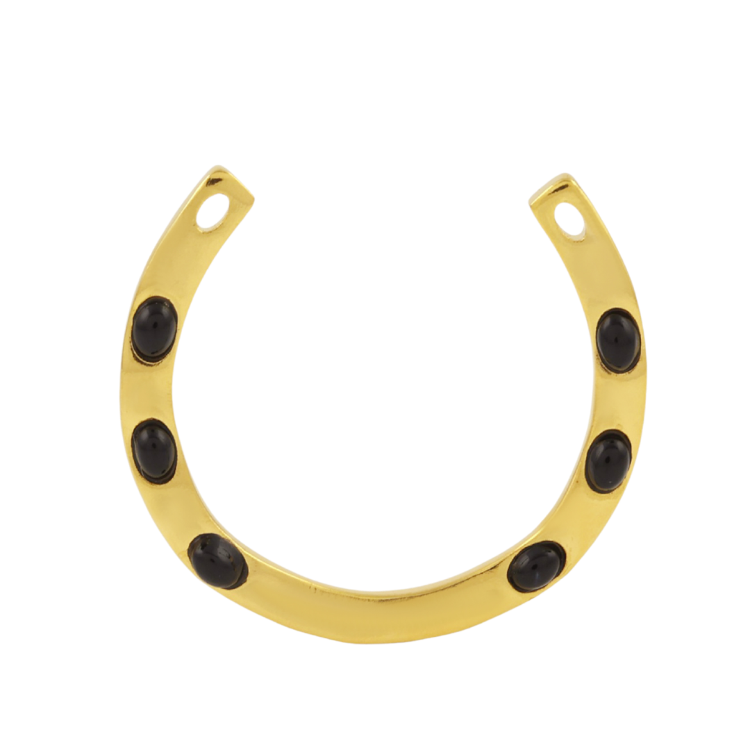 Lady Luck (horseshoe) Black Onyx