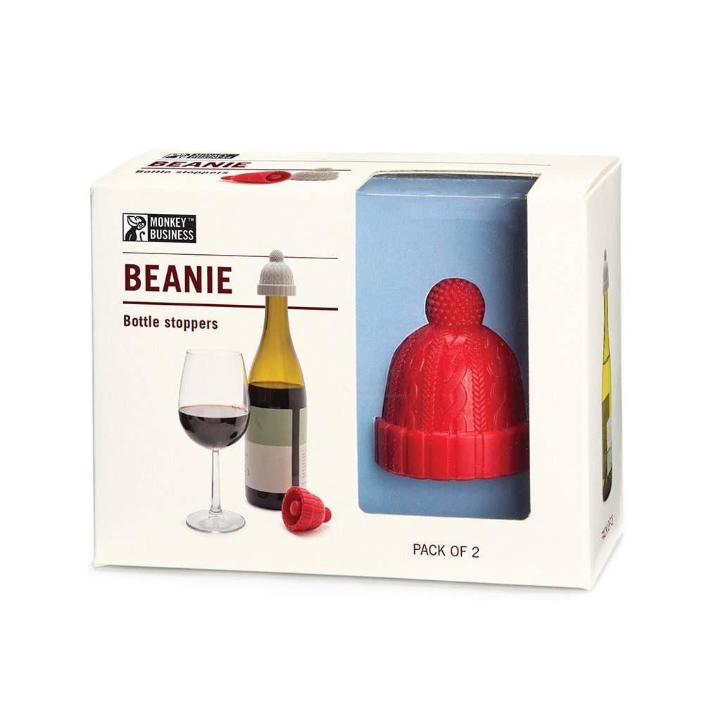 Beanie wine bottle stoppers Pack Of 2
