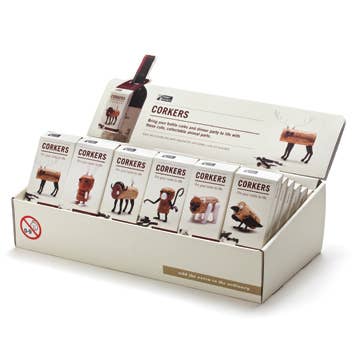 Corkers Animals - Full Display of 36