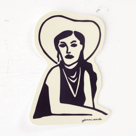 Cowgirl Dreamin' Vinyl Waterproof Sticker