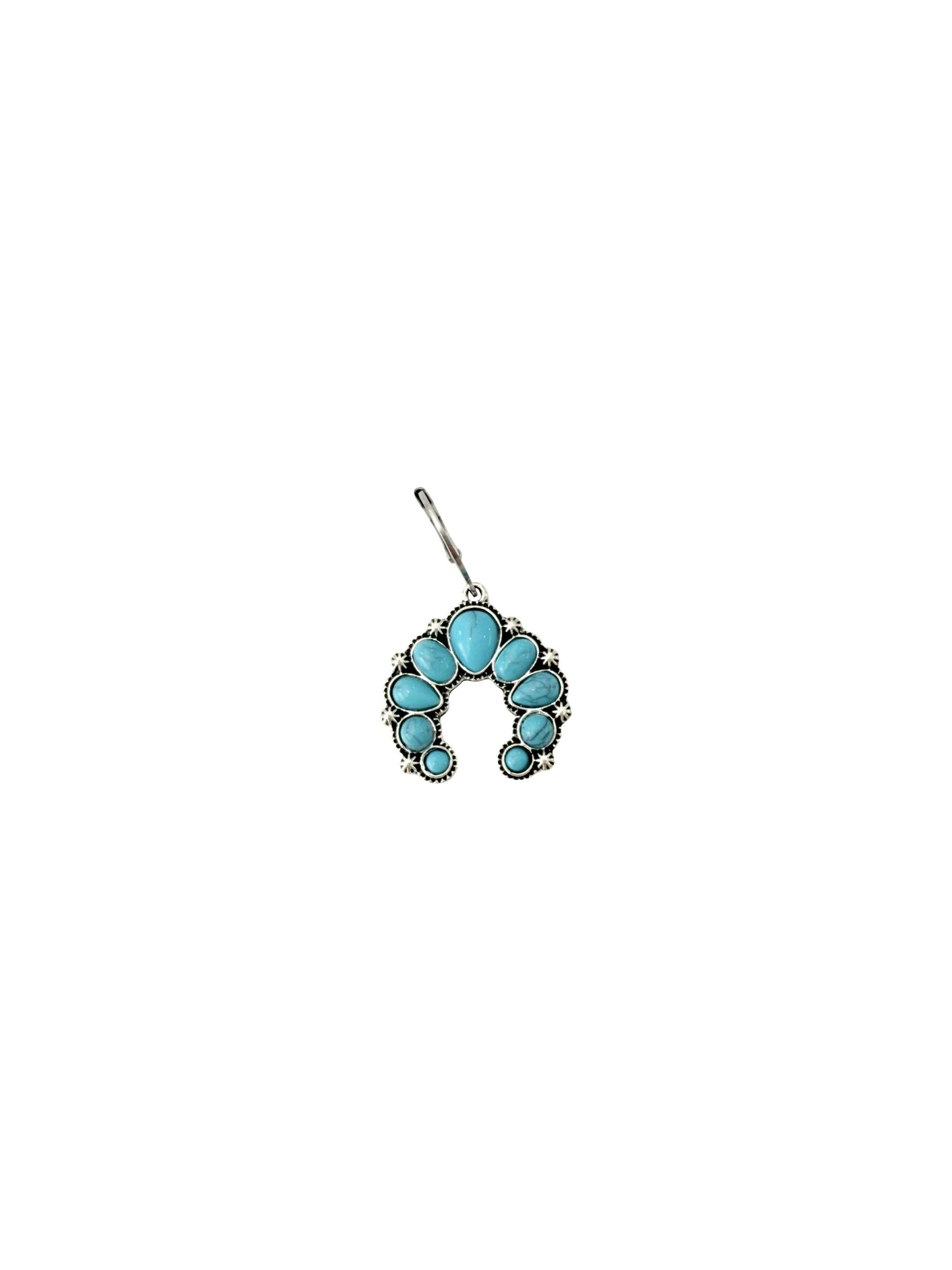 Turquoise Pendant Scarf Charm - Cowgirl