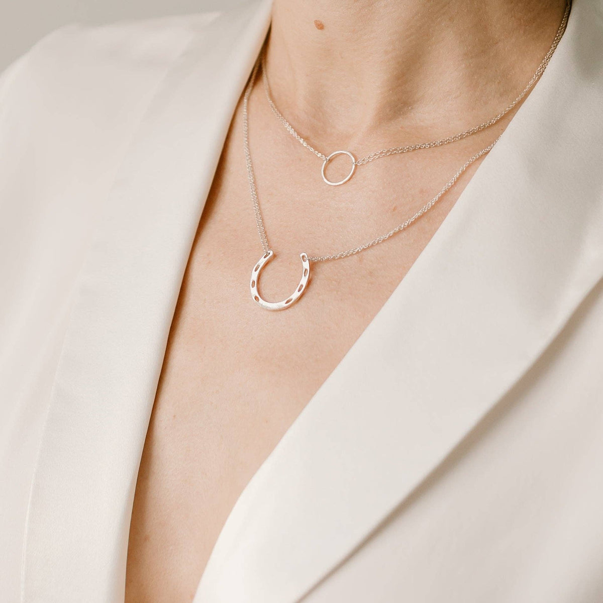 Lady Luck (horseshoe): Silver / 15