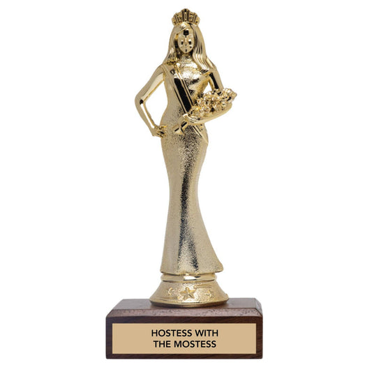 Gift Trophy - "HOSTESS WITH THE MOSTEST"